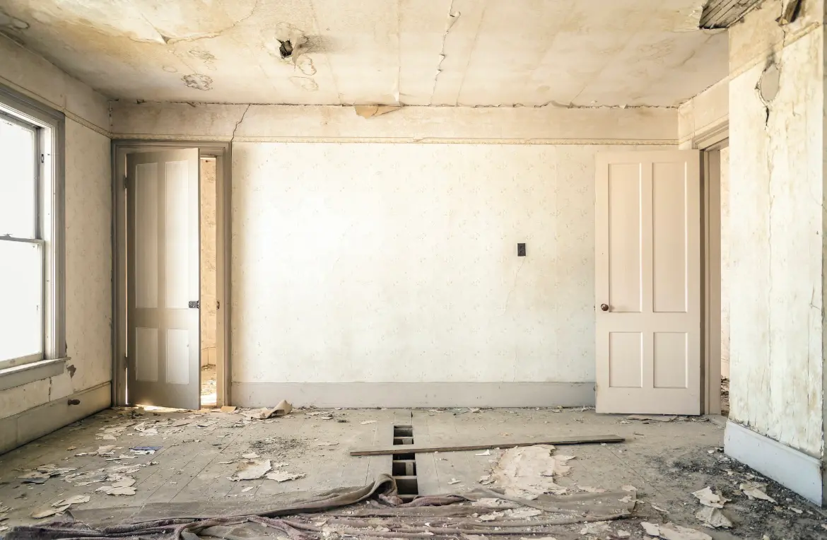 Waste disposal crew managing a cleanout project in South Berwick